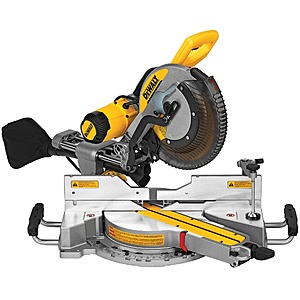 DEWALT 12-in 15-Amp Dual Bevel Sliding Compound Corded Miter Saw Stainless Steel one_size | DWS779 $399