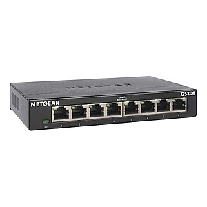 NETGEAR 8-Port Gigabit Ethernet Unmanaged Network Switch (GS308) - $11.99