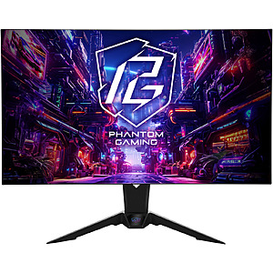 $596 NEWEGG 32" ASRock Phantom Gaming OLED Dual Mode 4K 240Hz | FHD 480Hz Gaming Monitor  (can order, on backorder at present)