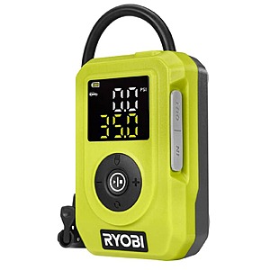 Ryobi Rechargeable Tire Inflator (tool only) $29.85 + Free S&H