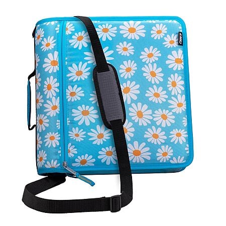 Case-it Mighty Zip Tab School Zipper Binder | 3-Inch O-Rings, 600-Sheet Capacity, 5-Subject Expanding File Folder | D-146 Desert Night $10.77 +FS w/Prime