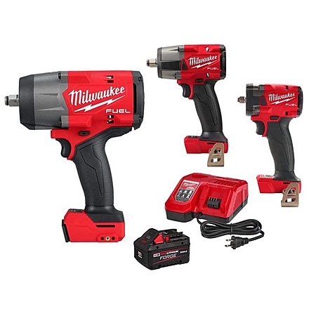 Milwaukee M18 FUEL 18V Lithium-Ion Brushless Cordless 1/2 in. Impact Wrench w/ 1/2 in. Mid Torque & 3/8 in. Impact Wrench $649.00