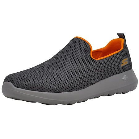 Skechers Men's Go Walk Max Slip-On (Wide, Charcoal/Orange) $39.99