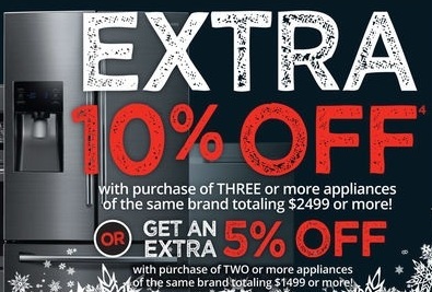 Conns Black Friday: Black Tag Appliances 50% Off or More, Plus - Extra 5-10% Off