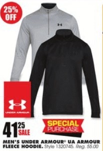 under armour hoodie black friday