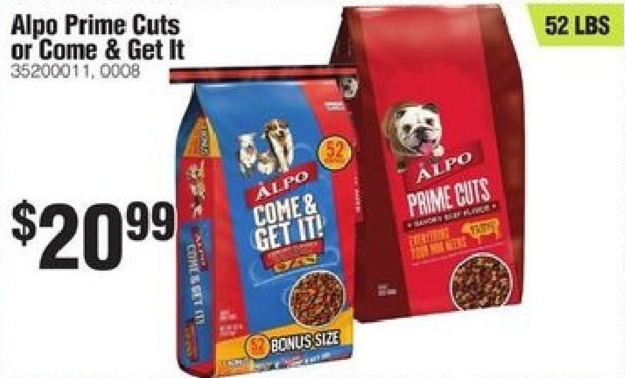 alpo dog food 52 lbs