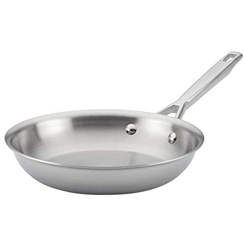Anolon Triply Clad Stainless Steel Frying Pan / Fry Pan / Stainless Steel Skillet - 12.75 Inch, Silver $18.22