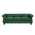 Ember Interiors 84" Chesterfield Low Back Sofa (Green or Navy Blue) $260 + Free Shipping