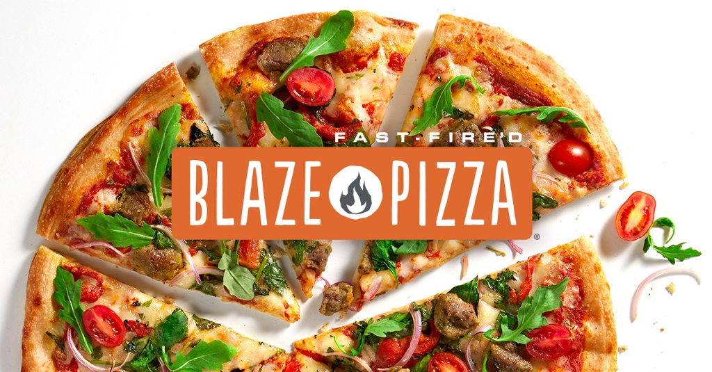 Free Blaze Pizza with 25 Gift Card purchase 25