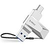 ORICO 128GB Dual Port USB 3.0 150MB/s Zinc Alloy Thumb Drive - $14.99 after coupon
