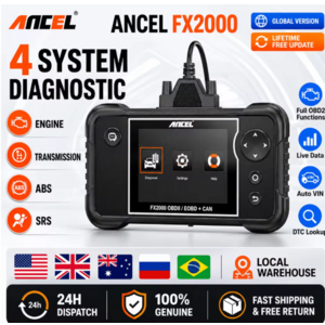ANCEL FX2000 OBD2 Automotive Scanner Diagnostic Tool - $86.99 after coupon
