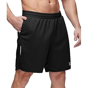 ZITY Men's Mesh Quick Dry Athletic Running Shorts w/ 7” Inseam (Various)