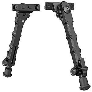 MidTen Aluminum M-Rail Bipod w/ 5 Adjustable Height Settings (7.5"-9") $17.70 + Free S&H