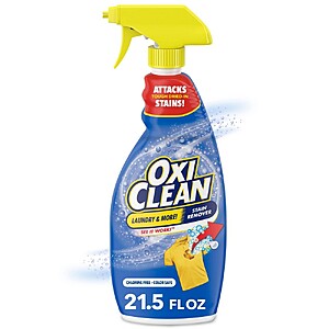 OxiClean Laundry Stain Remover Spray - 21.5oz $1.39 after coupon