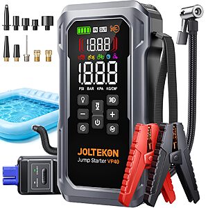 Joltekon 6000A 160PSI 9-in-1 Car Battery Jump Starter w/ Air Compressor & Blower $65 + Free S&H