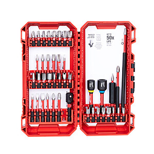 MILWAUKEE DRIVER BIT AUTO SET - 43 PIECES (48-32-4033) $  19.99 at JBTools.com FS on $  99