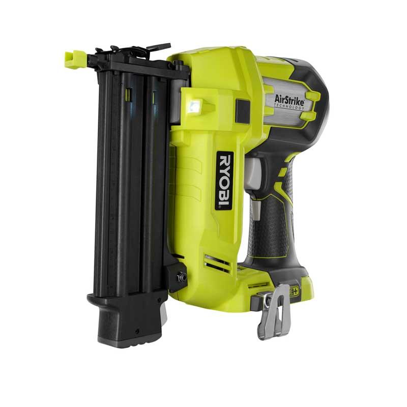 Certified Pre-owned RYOBI ONE+ 18 Volt 18 Gauge Cordless Airstrike Brad Nailer
