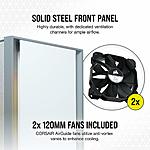Corsair 4000D Tempered Glass Mid-Tower ATX PC Case - White 59.99 free ship