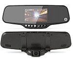 HP F720 Rearview Mirror Mount Dash Camera with 1296P Super HD and 4.3-Inch Display for $94.99 FS