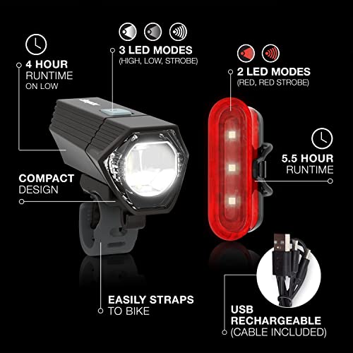 Energizer LED flashlight 50% off - X400 rechargeable bike lights for $9.61 after coupon Amazon