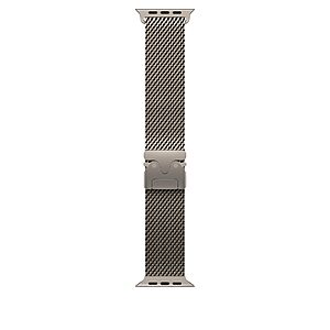 Apple Watch Band - Milanese Loop - 49mm - Natural - SMALL $118 at Amazon