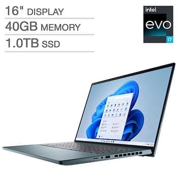Dell Inspiron 16"  Intel Evo Platform Laptop - 12th Gen Intel Core i7-12700H - 3K 3072 x 1920 Display - Windows 11 - $1099