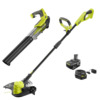RYOBI ONE+ 18V Cordless Battery String Trimmer/Edger and Jet Fan Blower Combo Kit with 4.0 Ah Battery and Charger - $99 Home Depot YMMV