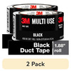 (2 pack) 3M Duct Tape, 1.88 in x 20 yd, Black, 1 Roll/Pack $5.28 @ Walmart
