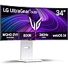 [Prime] $658.53*: 34&Prime; LG Ultragear 34GX90SA-W WQHD 240Hz OLED Curved Gaming Monitor at Amazon