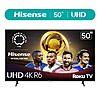 Huge YMMV Hisense 50&amp;quot; Class 4K UHD LED LCD Roku Smart TV HDR R6 Series 50R6E3 $95.87 Walmart B&amp;amp;M