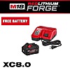 M18 FORGE Starter Kit with 8.0Ah Battery and Rapid Charger+ Free M18 Fuel Impact Driver or 5AH battery  at Home Depot $279+ Free Shipping