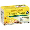 $10.68*: 6-Pack 18-Count Bigelow Tea Lemon Ginger plus Probiotics Herbal Tea at Amazon