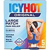 [S&amp;amp;S, AC] $3.18: 5-Count Icy Hot Original Large Pain Relief Patches at Amazon