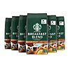 [S&amp;amp;S] $34.03: 6-Pack 12-Oz Starbucks Whole Bean Medium Roast Coffee (Breakfast Blend) at Amazon ($5.67 each)