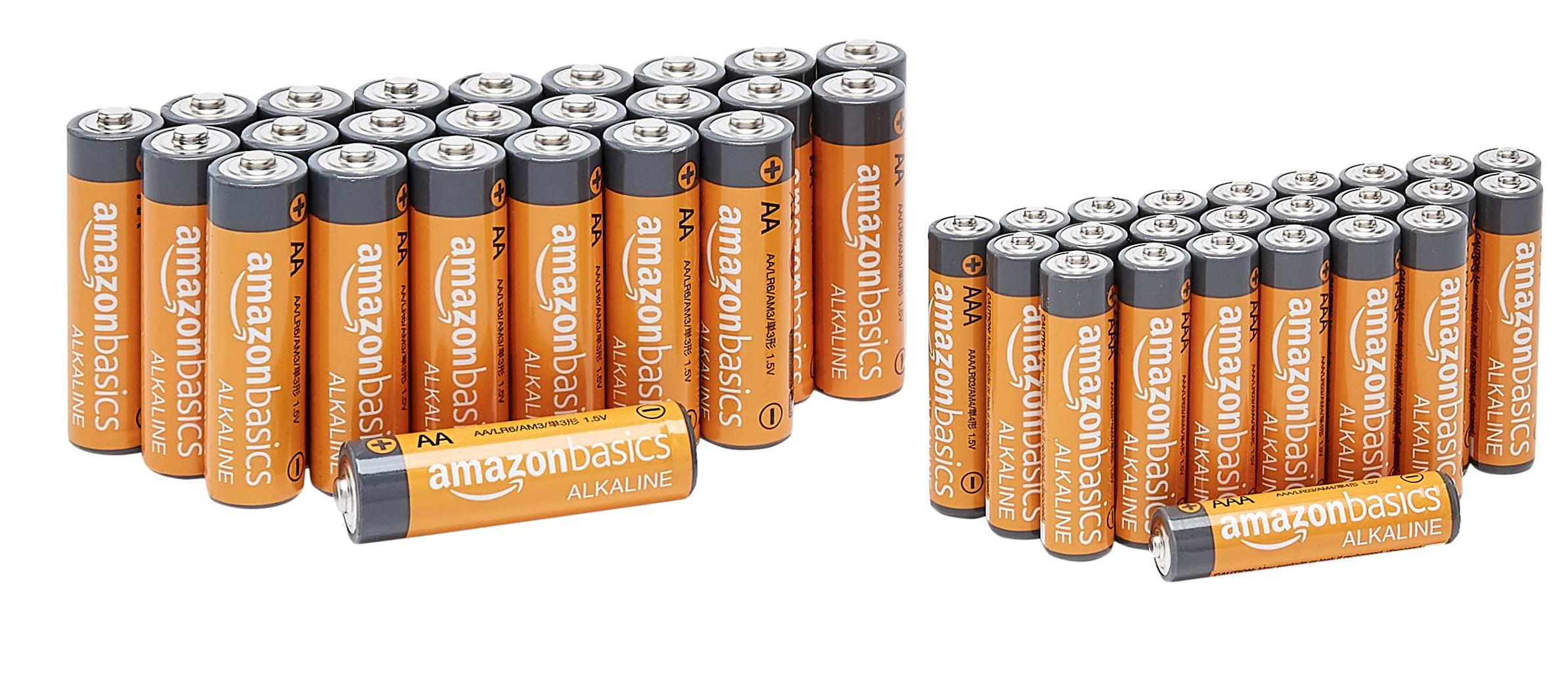 $11.97 /w S&S: Amazon Basics 48 Count AA & AAA High-Performance Batteries Value Pack