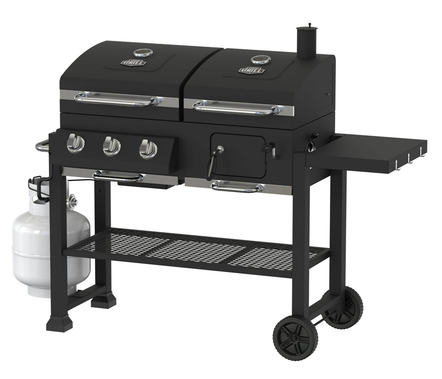 Expert Grill 3 Burner 2-in-1 Dual Fuel Gas and Charcoal Combo Grill $197 + Free Shipping
