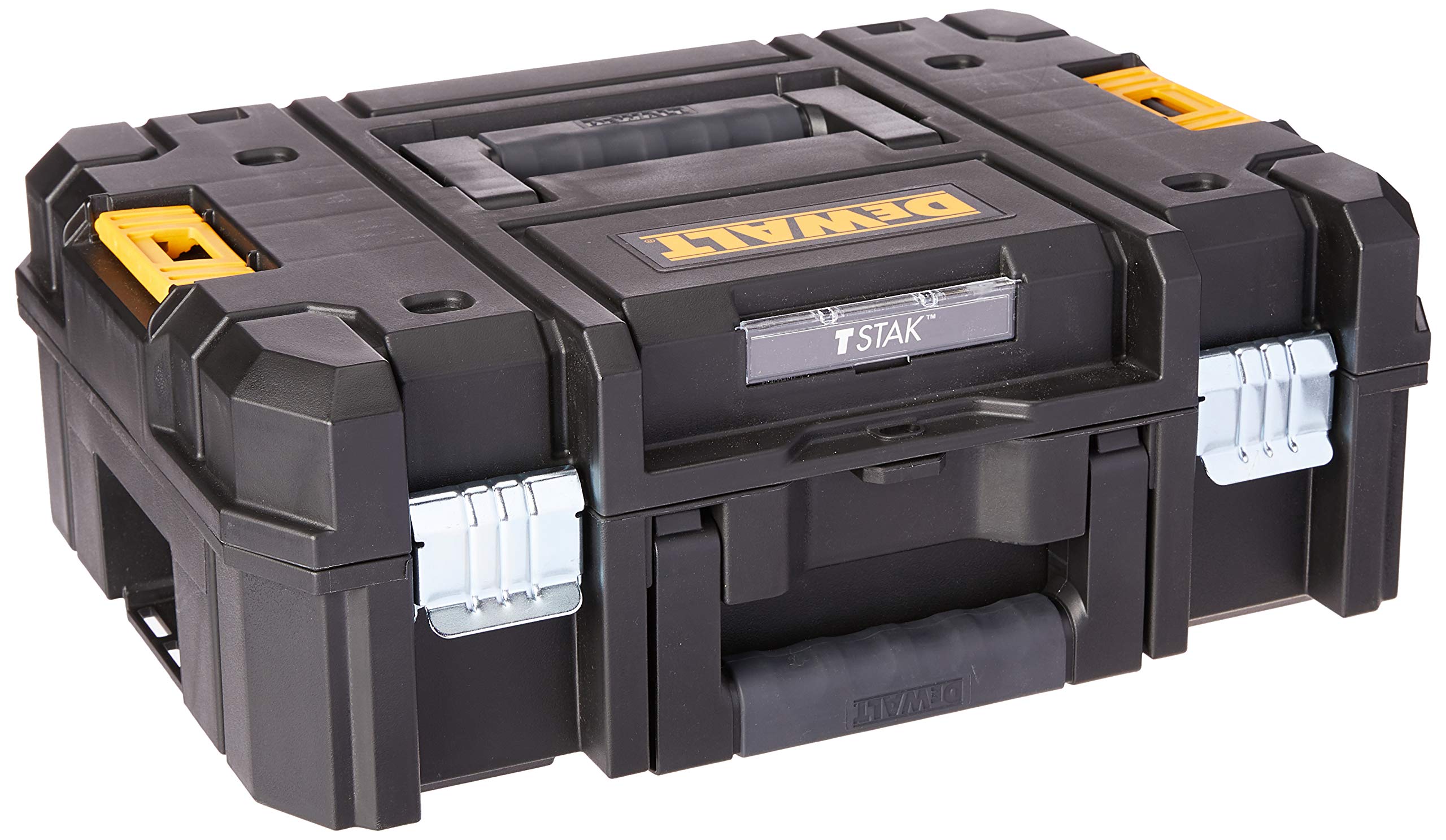 Limited-time deal: DEWALT TSTAK II Tool Box, 13 Inch, Flat Top, Holds Up To 66 lbs, Flexible Platforms for Stacking (DWST17807) $17.99 @Amazon