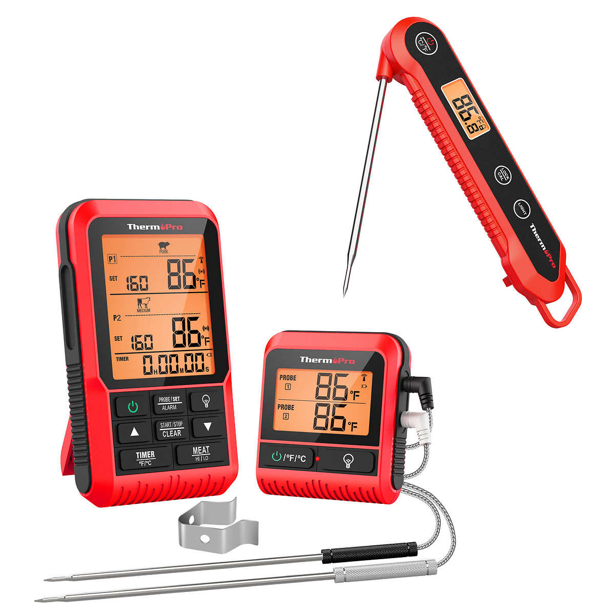 ThermoPro Cooking Thermometer Bundle (Includes TP826BW and TP03HW) at Costco In Store (34.99 Online) $24.99