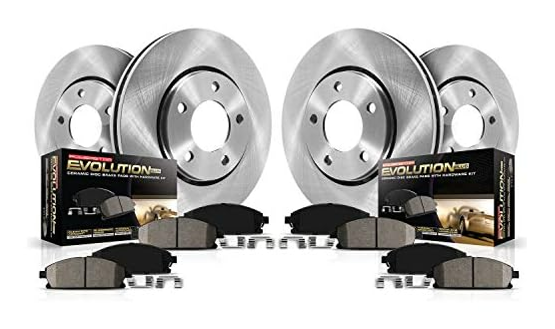 Power Stop Evolution 4 Wheel Rotor and Ceramic Brake Pad Sets for 2007-2013 Honda and Acura SUVs $111.58 Woot!