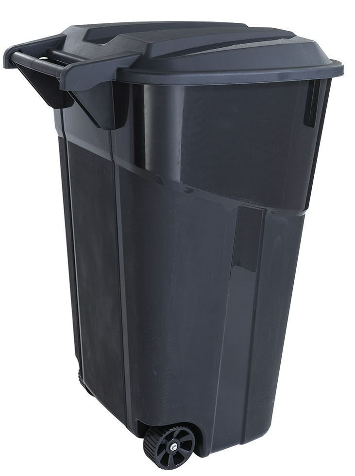 Lowe’s YMMV $6.17 Project Source 32-Gallons Black Plastic Wheeled Trash Can - $6.17