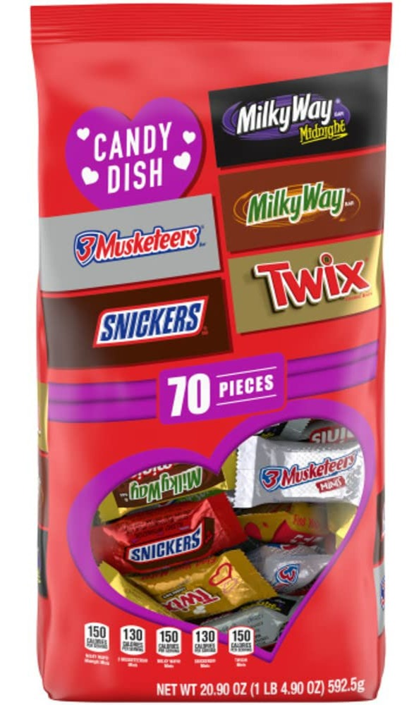 70-Piece Mars Assorted Valentine's Candy​ $7.48 + Free Shipping w/ Prime or on $35+