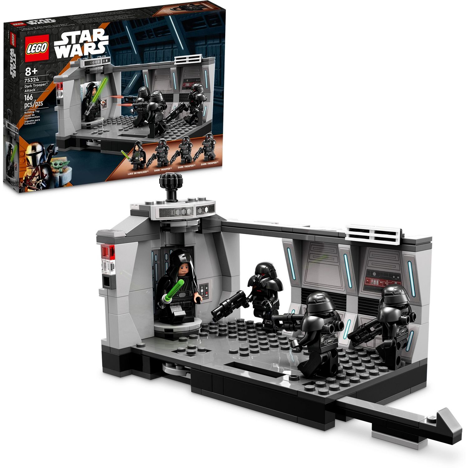LEGO Star Wars Dark Trooper Attack Mandalorian Set with Luke Skywalker 75324 $22.94 Target YMMV