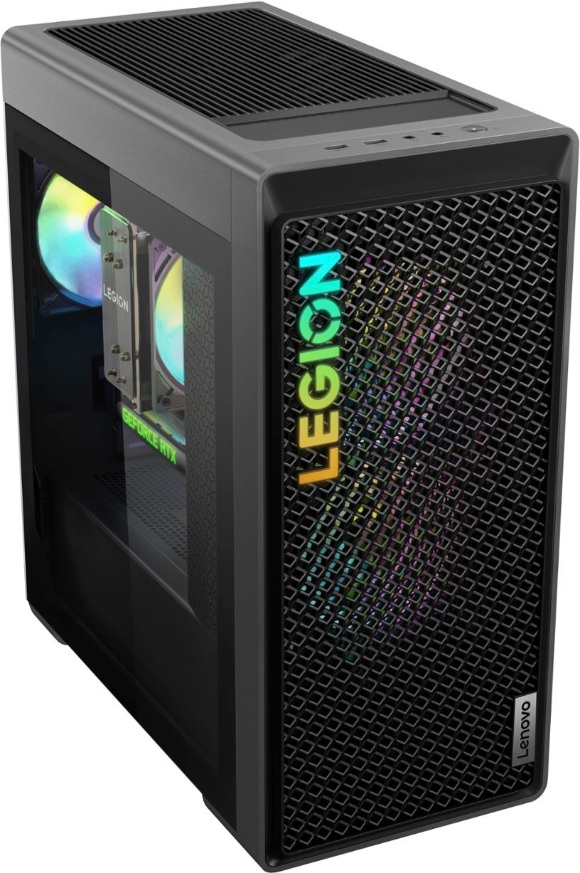 Lenovo - Legion Tower 5 AMD Gaming Desktop - AMD Ryzen 7-7700X - 16GB Memory - NVIDIA GeForce RTX 4070 12GB - 512GB SSD + 1TB HDD - Storm Gray $1399.99 Best Buy