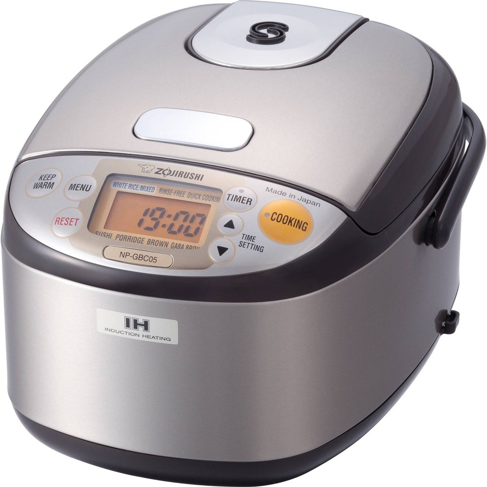 Zojirushi Induction Heating Rice Cooker & Warmer, 3 cups (uncooked), Stainless Dark Brown, Made in Japan - $232.12