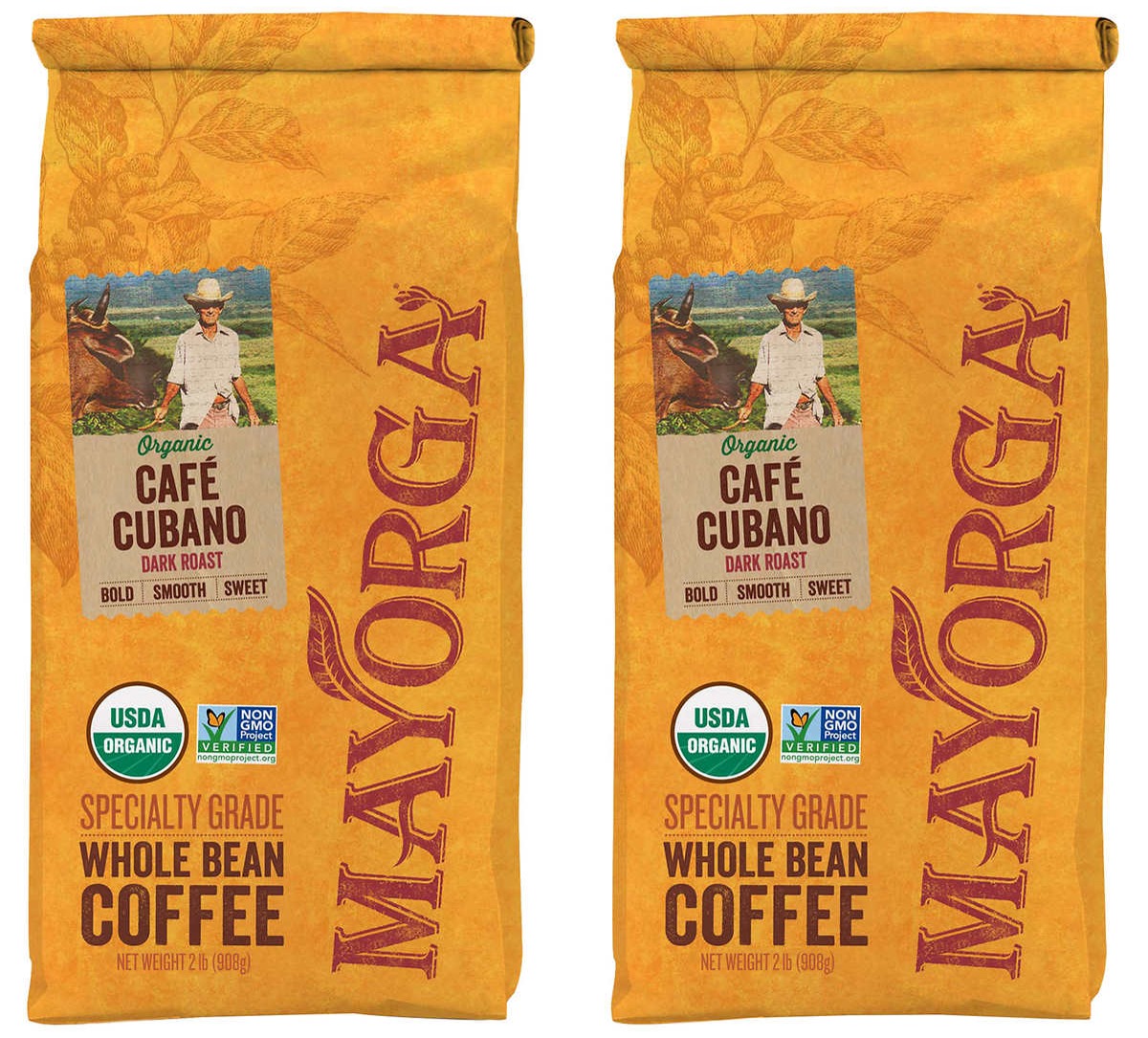 Café Cubano Roast, USDA Organic, Dark Roast, Whole Bean Coffee