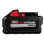 Milwaukee M18 XC8.0 High Output Battery + M18 FUEL Mid Torque 1/2" Impact Wrench $199 + S&amp;H