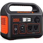 $219 Jackery Portable Power Station Explorer 300, 293Wh Backup Lithium Battery, 110V/300W Pure Sine Wave AC Outlet, Solar Generator