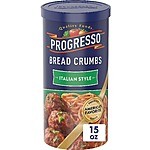 15-Oz Progresso Italian Style Bread Crumbs $1.65 w/ Subscribe &amp; Save
