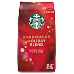 Starbucks Medium Roast Ground Coffee, Holiday Blend (35 oz.) $9.91, K-cups 64ct $14.91 ymmv Sam's Club