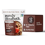 $16.15 /w S&amp;S: Purely Elizabeth Dark Chocolate Chunk Superfood Oatmeal Cups, 2 Ounce (Pack of 12) Amazon
